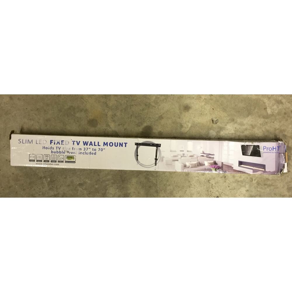 ProHT Slim LED Fixed TV wall mount 37"-70"